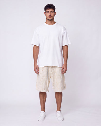 Short - Jeans Pastel Yellow