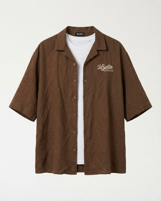 Shirt- Santos Brown