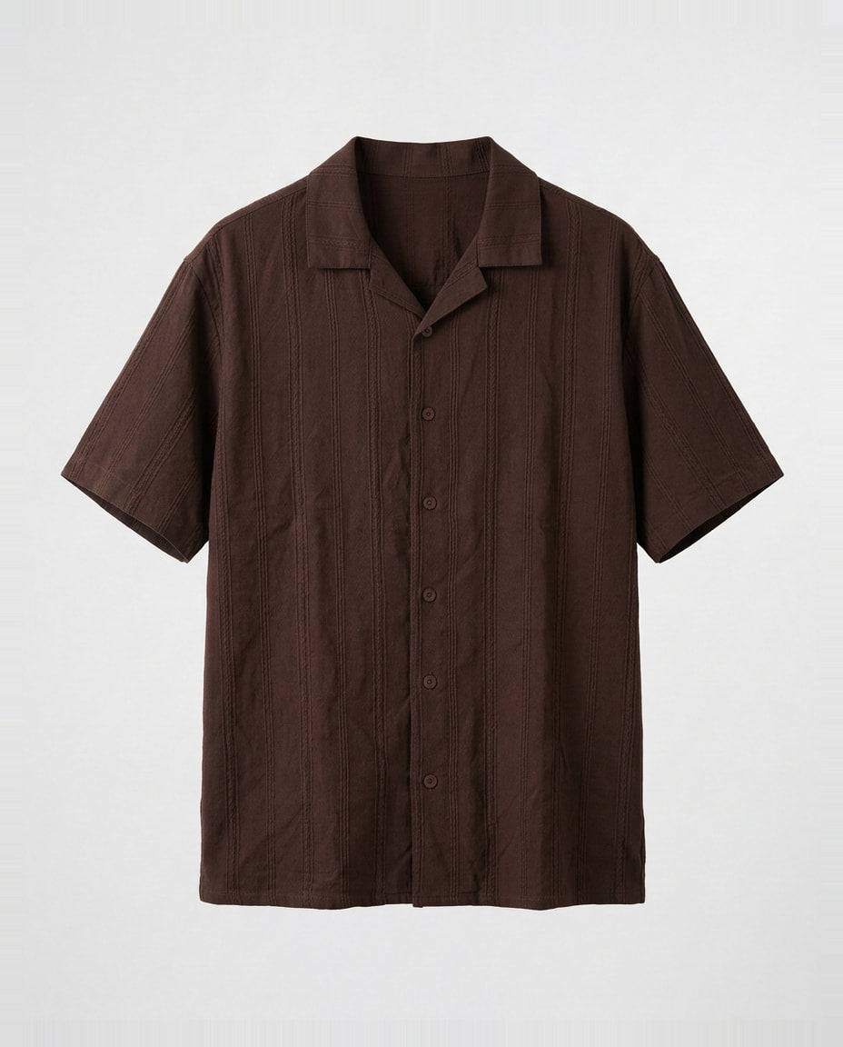 Shirt- Stripes Brown