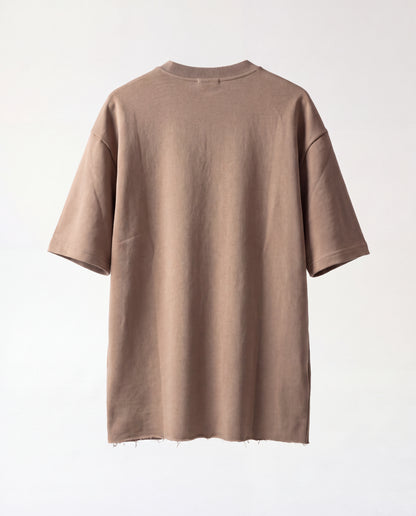 T-shirt- Oversize Plain Brown