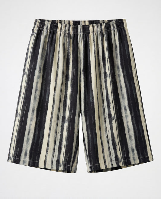 Short - Set Stripes Black