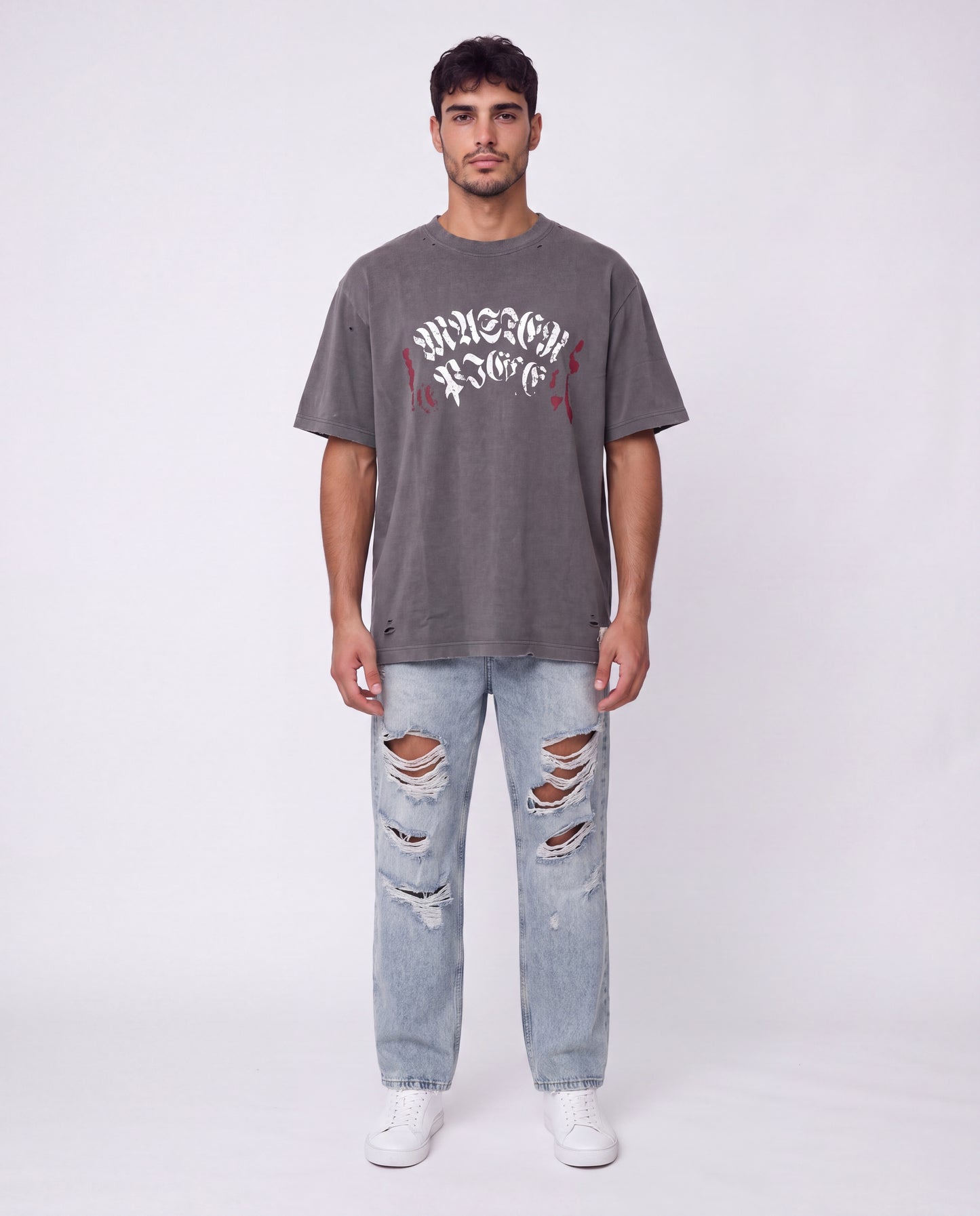 T-shirt- Oversize BO Gray