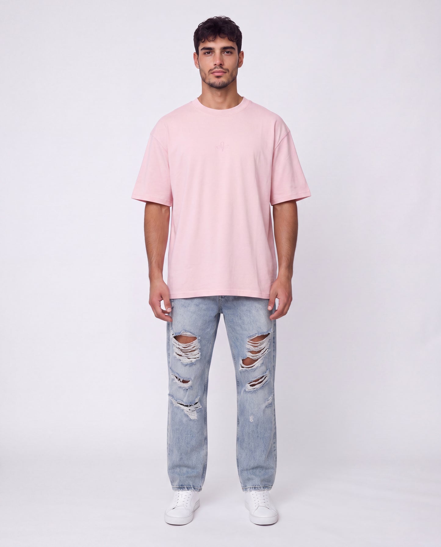 T-shirt- Oversize Flok Pink
