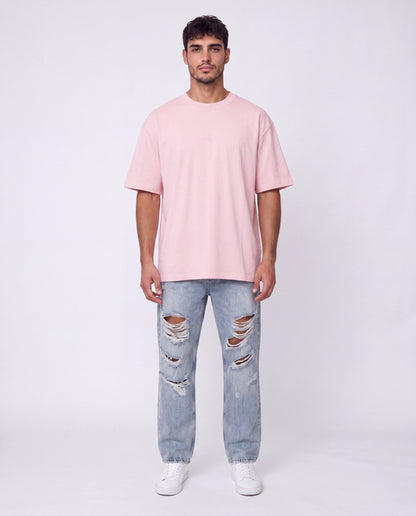 T-shirt- Oversize Flok Pink