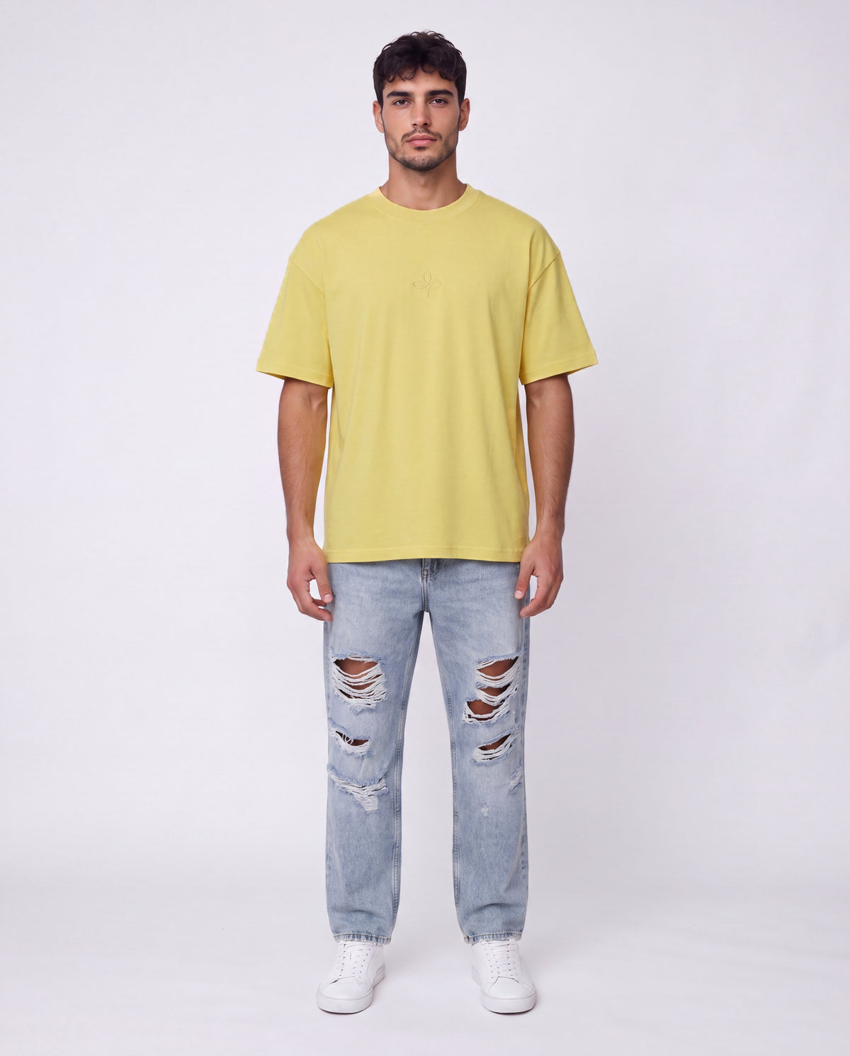 T-shirt- Oversize Flok Yellow