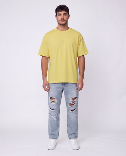 T-shirt- Oversize Flok Yellow