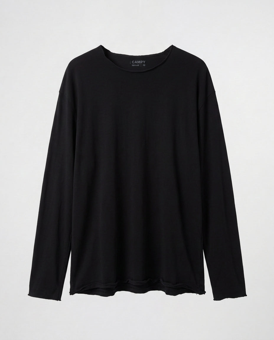Long shirt- Liam Open Black