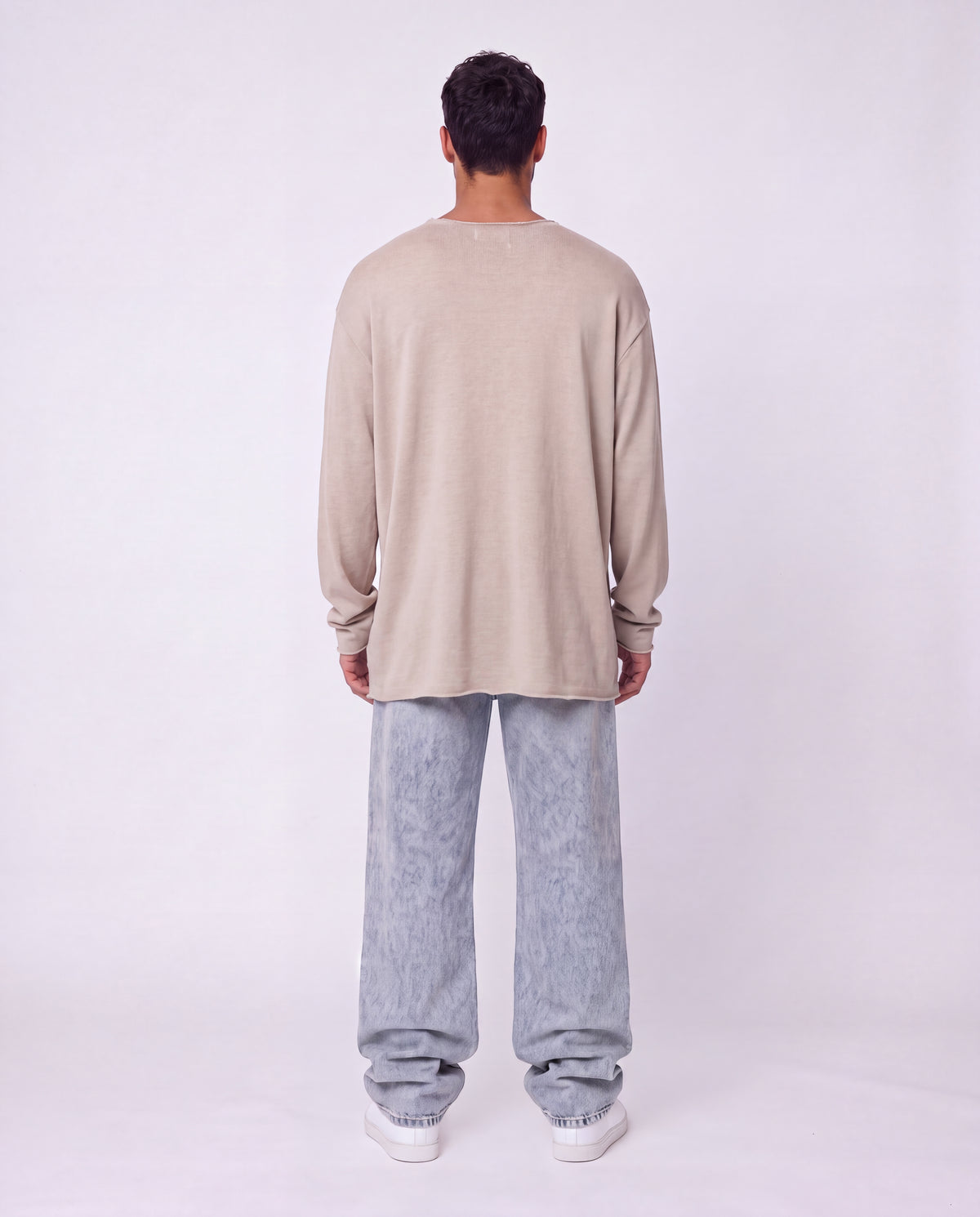 Long shirt- Liam Open Beige