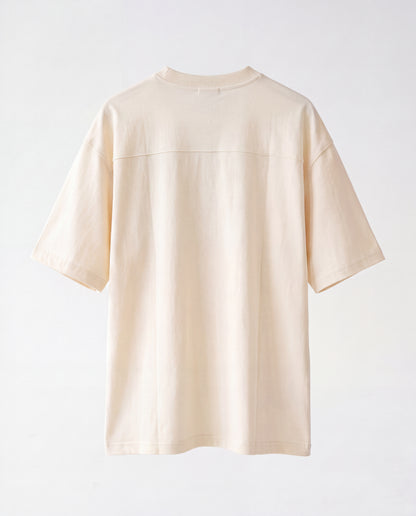 T-shirt- Oversize Flok Cream