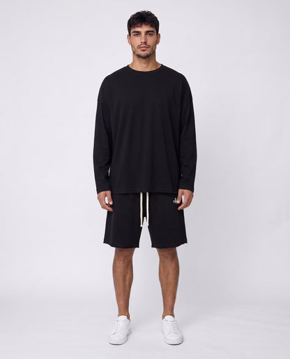 SHIRT- Raw Edge Black