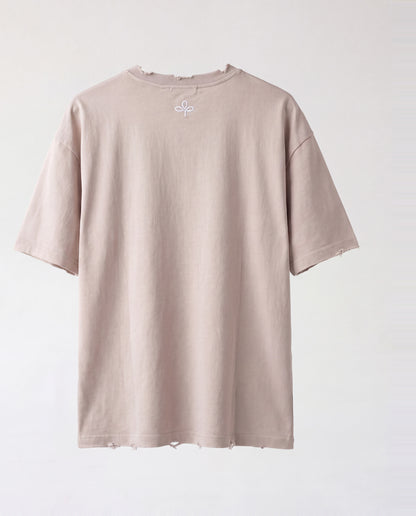T-shirt Liam's linen rips Beige Pro