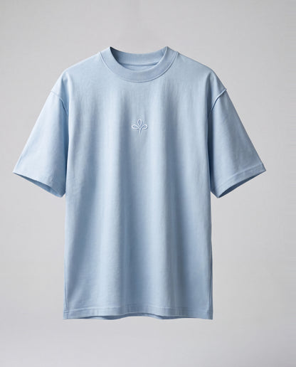 T-shirt- Oversize Flok Light Blue