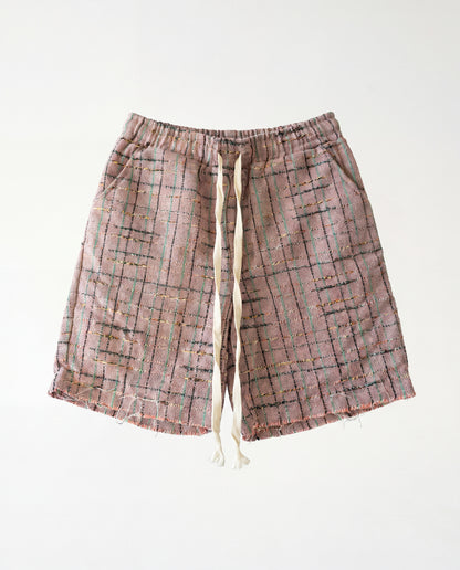 Short - Plaid Peach
