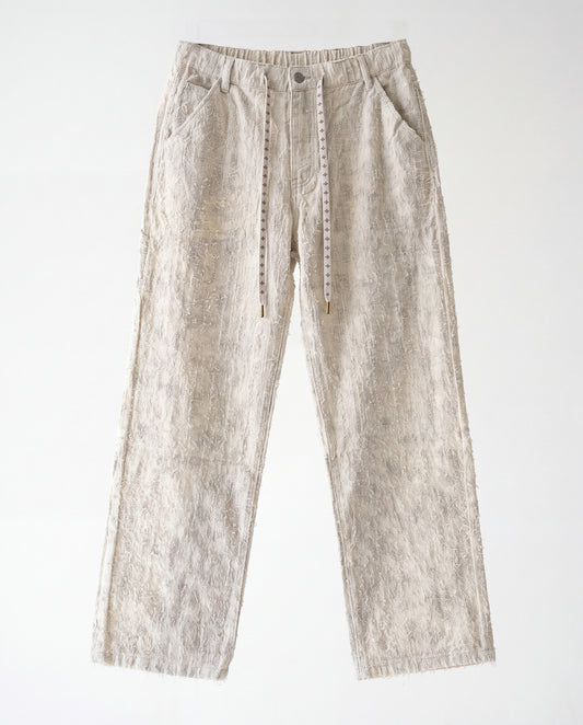 Jeans -  Baggy Leopard Faded
