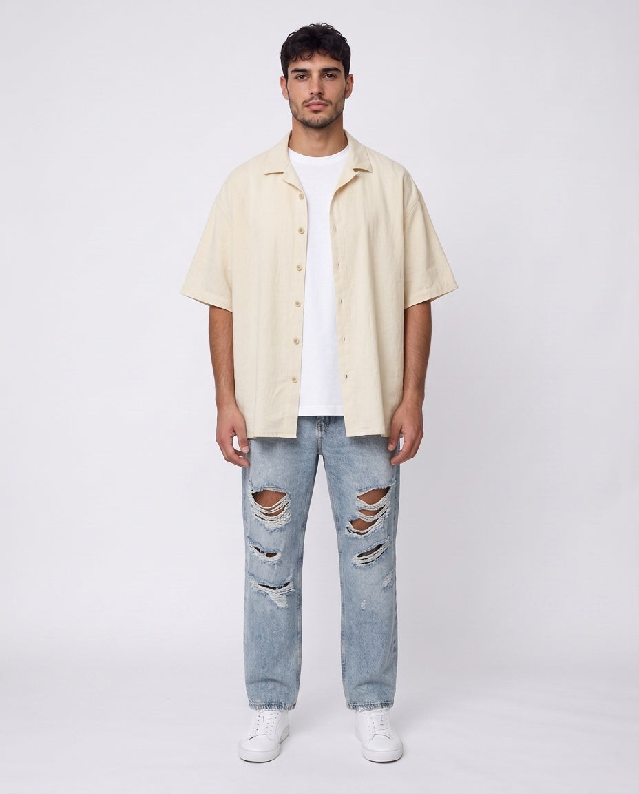 Shirt- Kai Beige