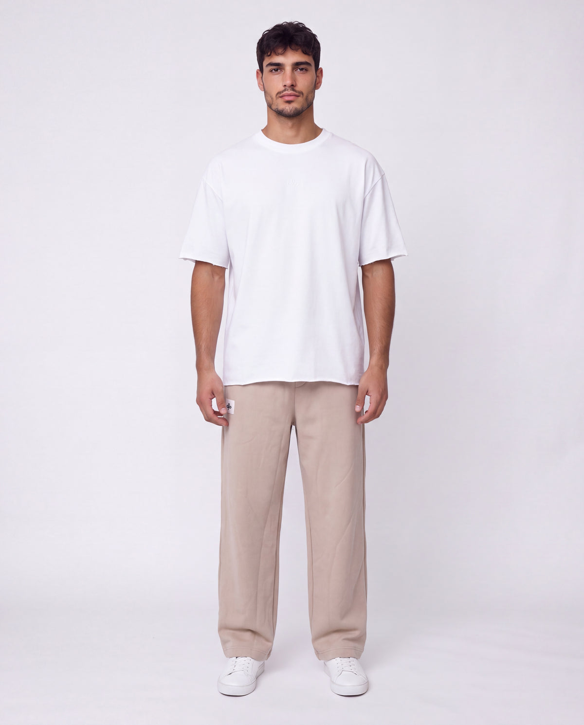 PANTS Front Patch- Beige