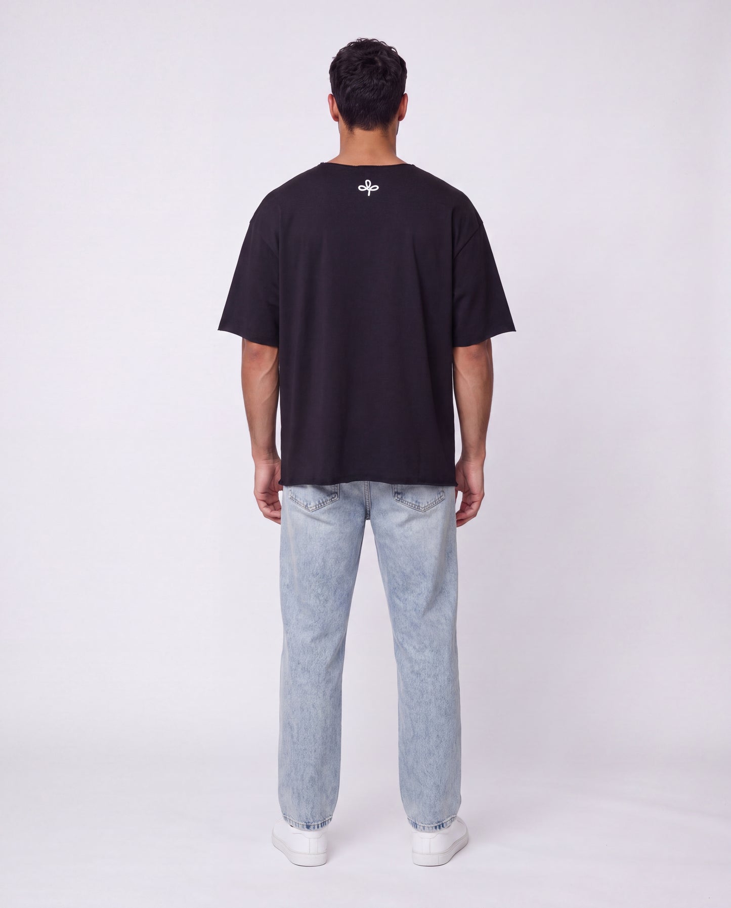 T-shirt- Oversize French teri Black