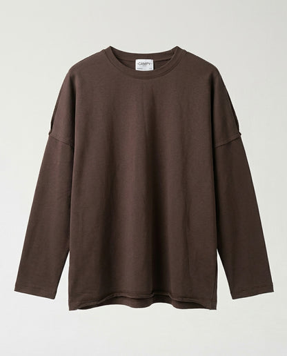 SHIRT- Raw Edge Brown