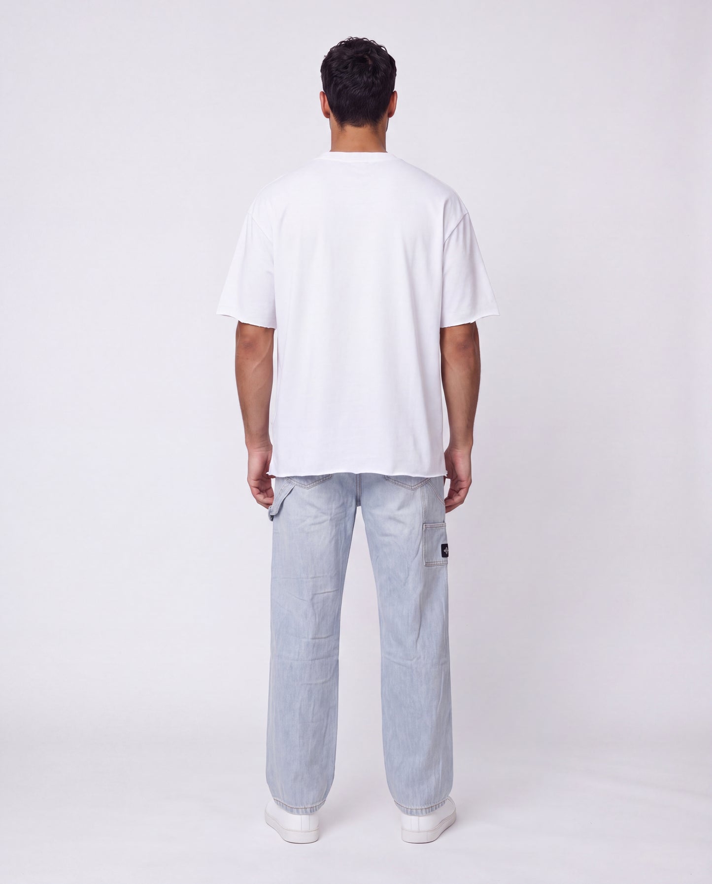 Jeans -  Baggy Denim Ripped