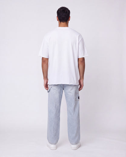 Jeans -  Baggy Denim Ripped