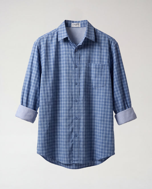 Shirt- Dotz BLUE