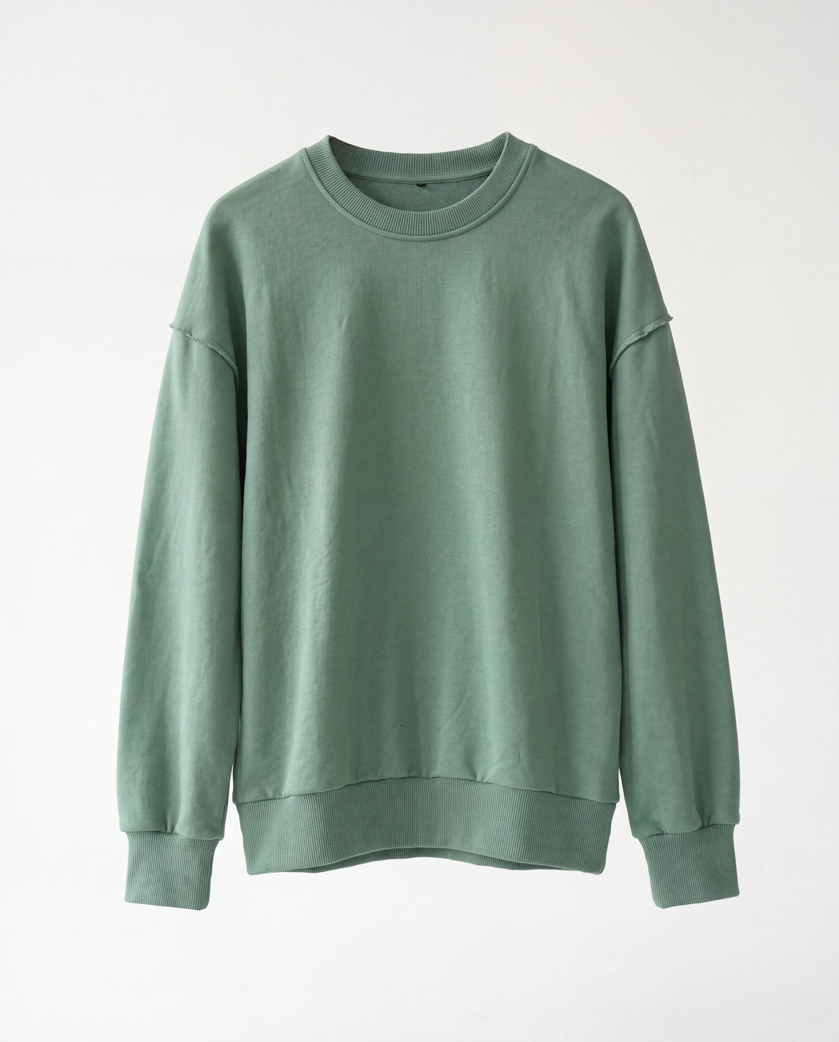 SWEATSHIRT OVERSIZE- Plain Green