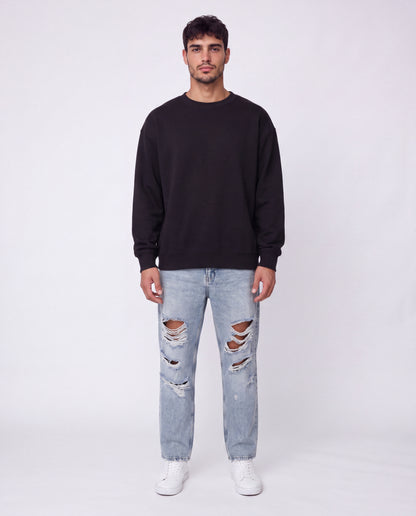 Sweatshirt - Plain Black