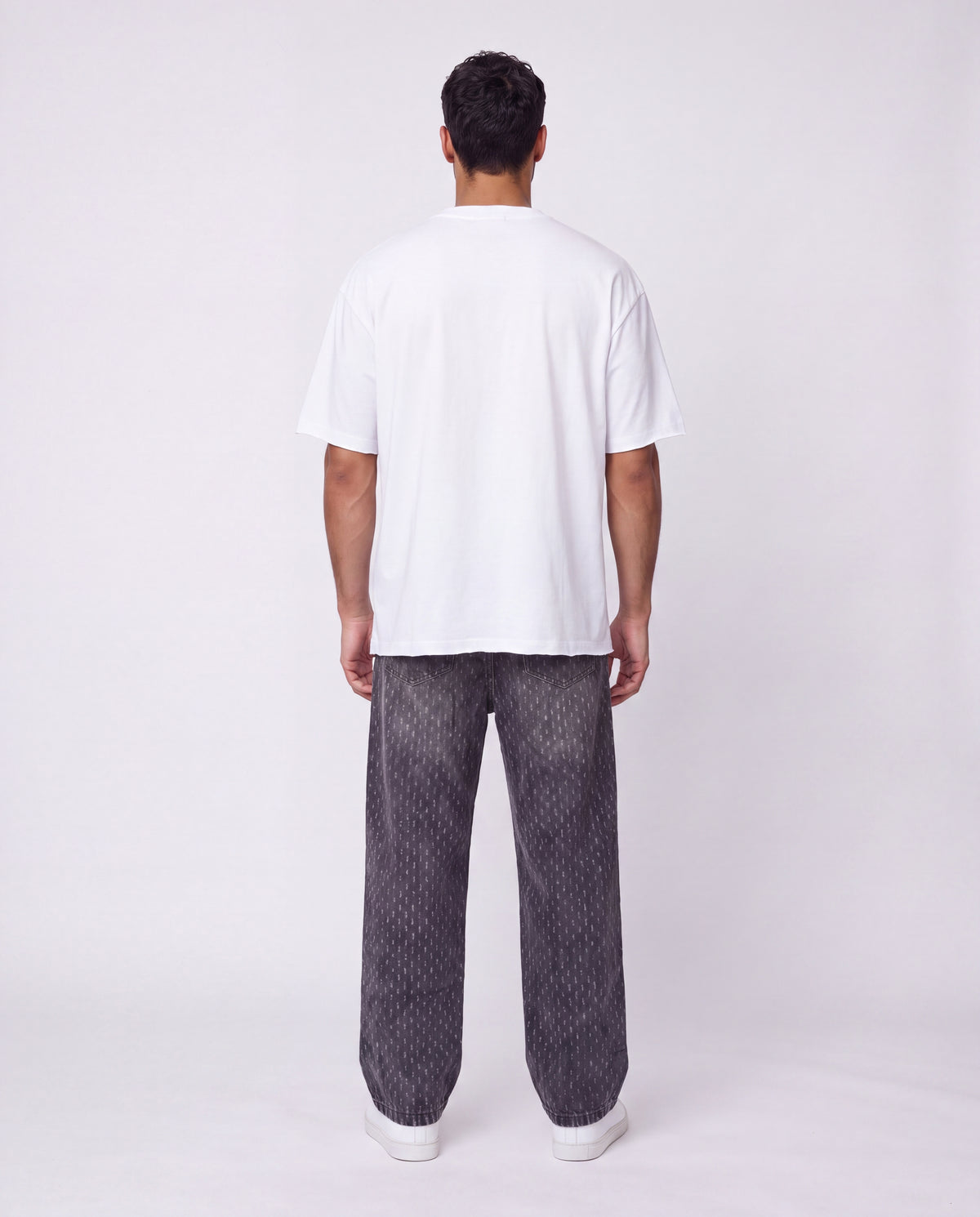 Jeans Lines Texture Rubber Black