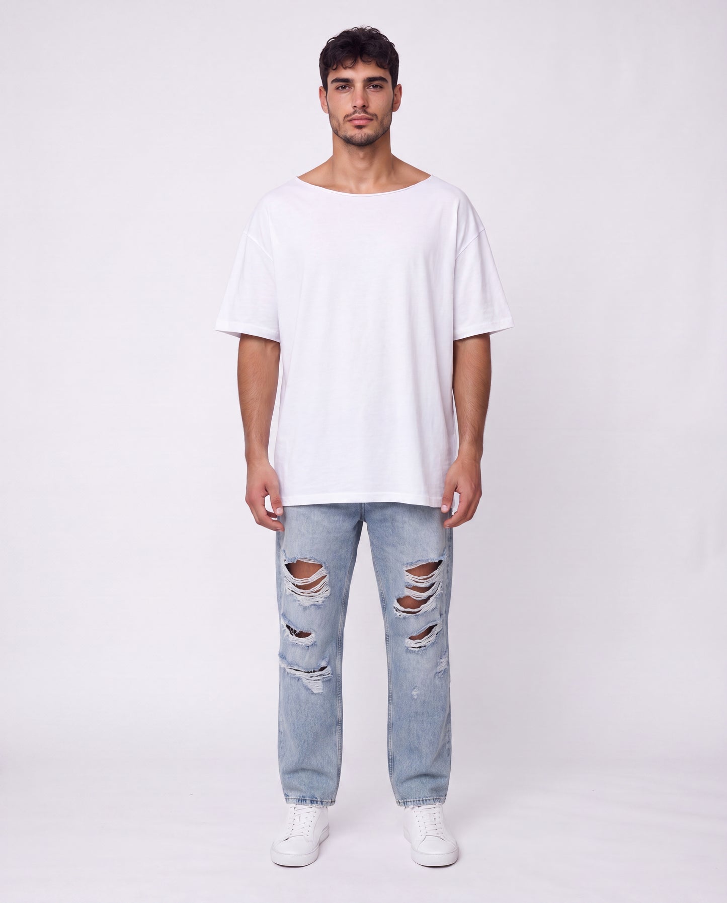 T-shirt- Oversize Lior White