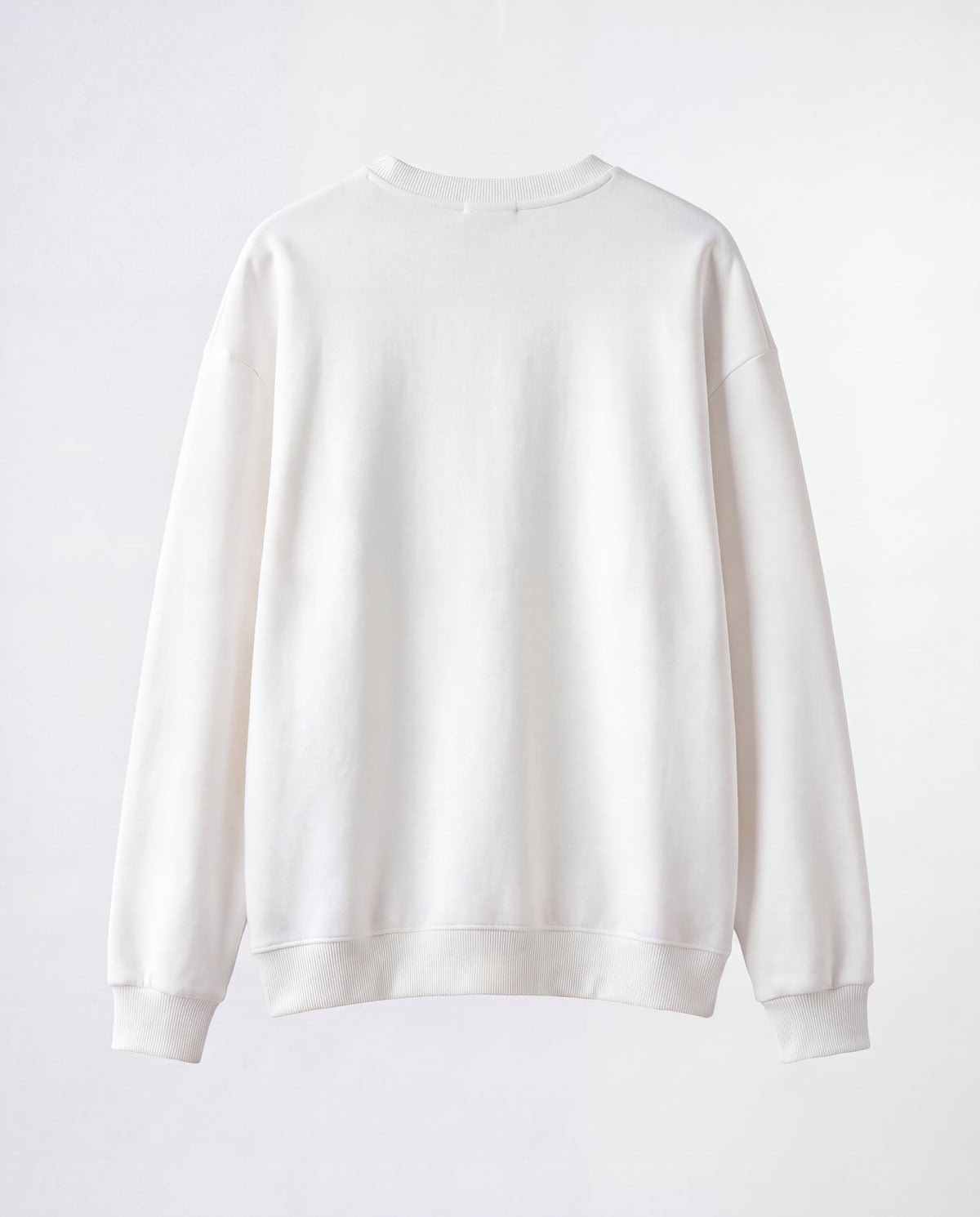 SWEATSHIRT OVERSIZE- Plain White
