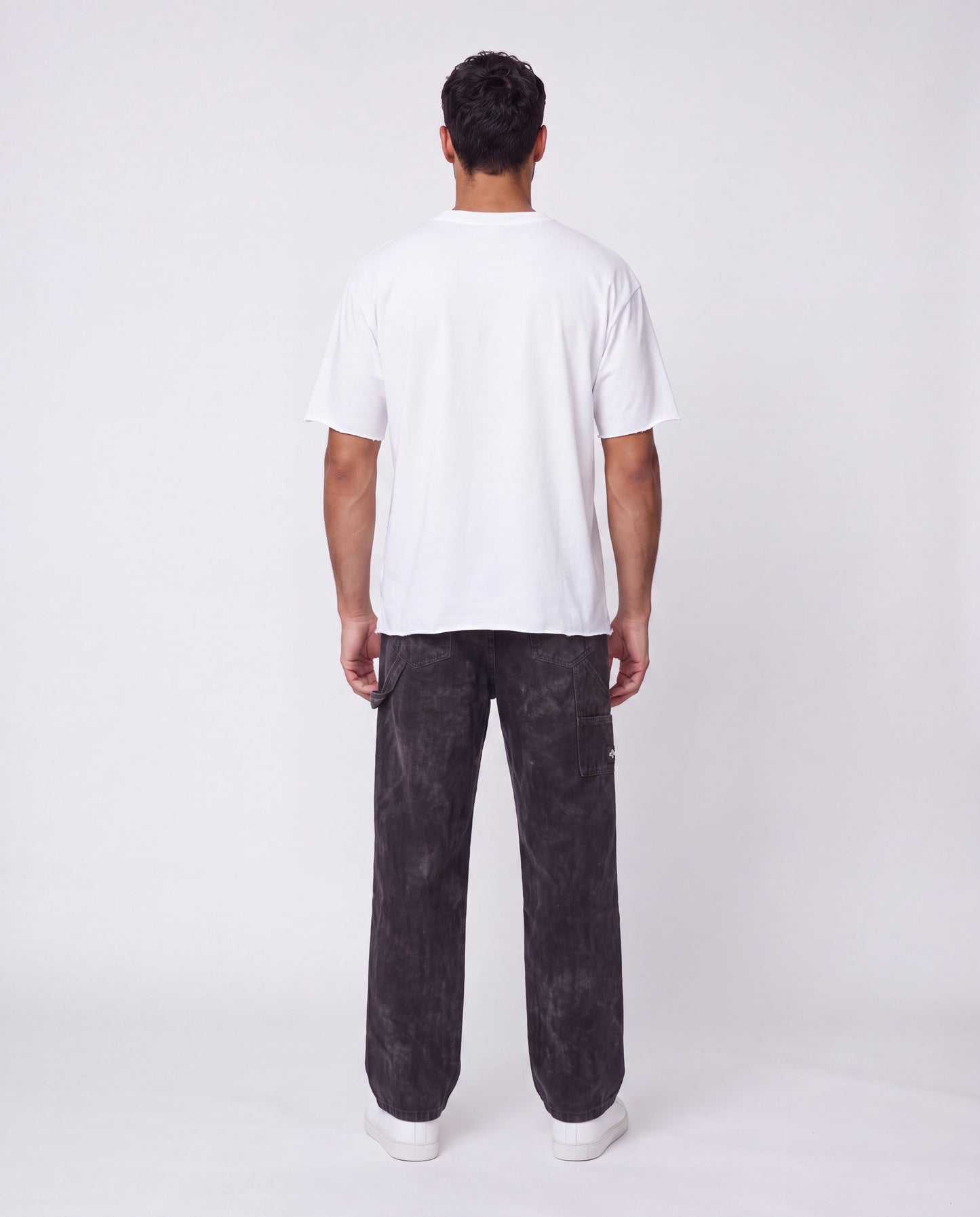Jeans -  Baggy Faded B