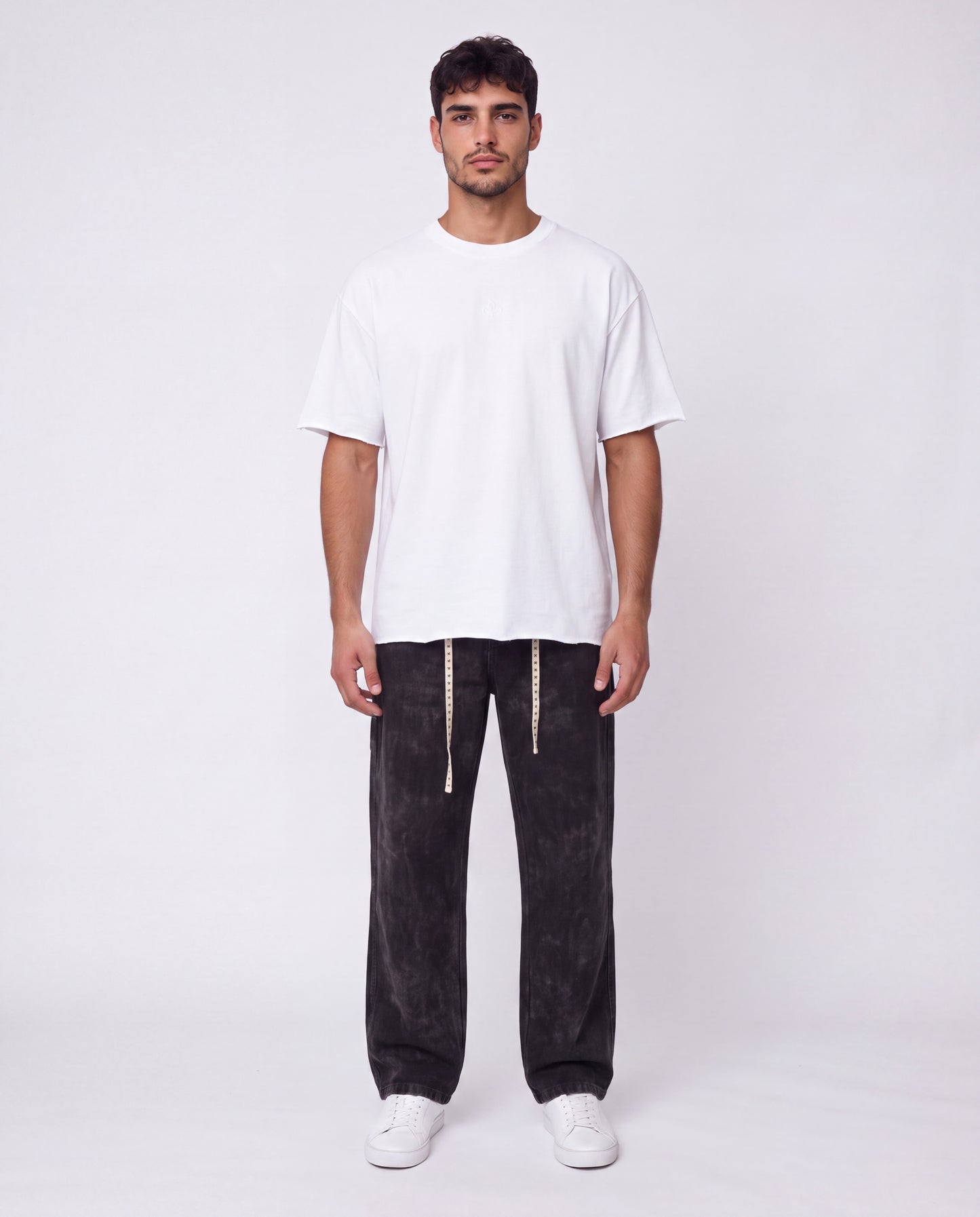 Jeans -  Baggy Faded B