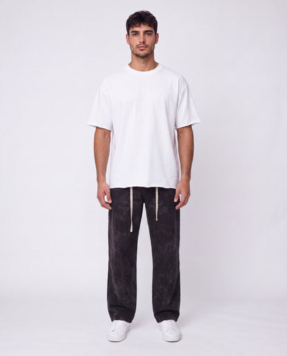 Jeans -  Baggy Faded B