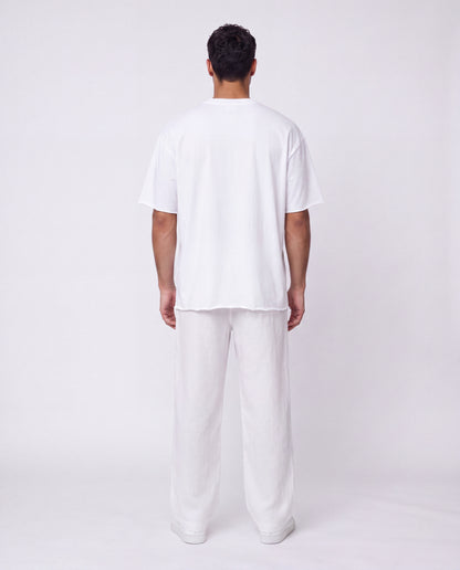Pants Linen - Eliya Double White