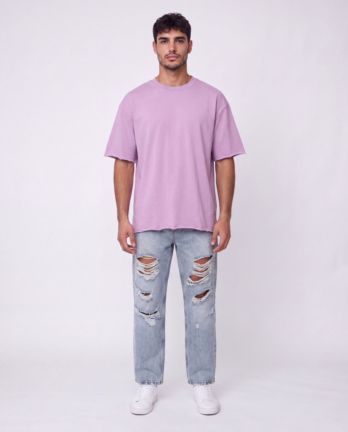 T-shirt- Oversize Plain Purple