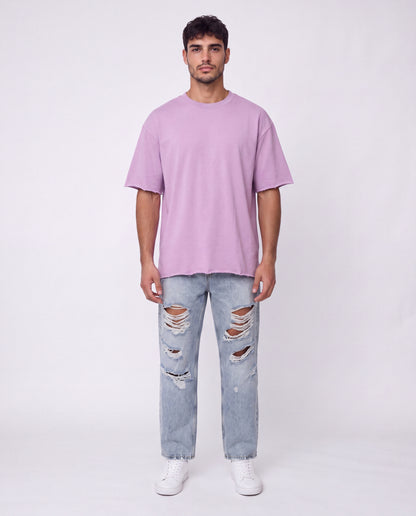 T-shirt- Oversize Plain Purple