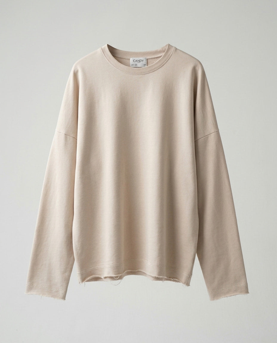 SHIRT- Raw Edge Beige