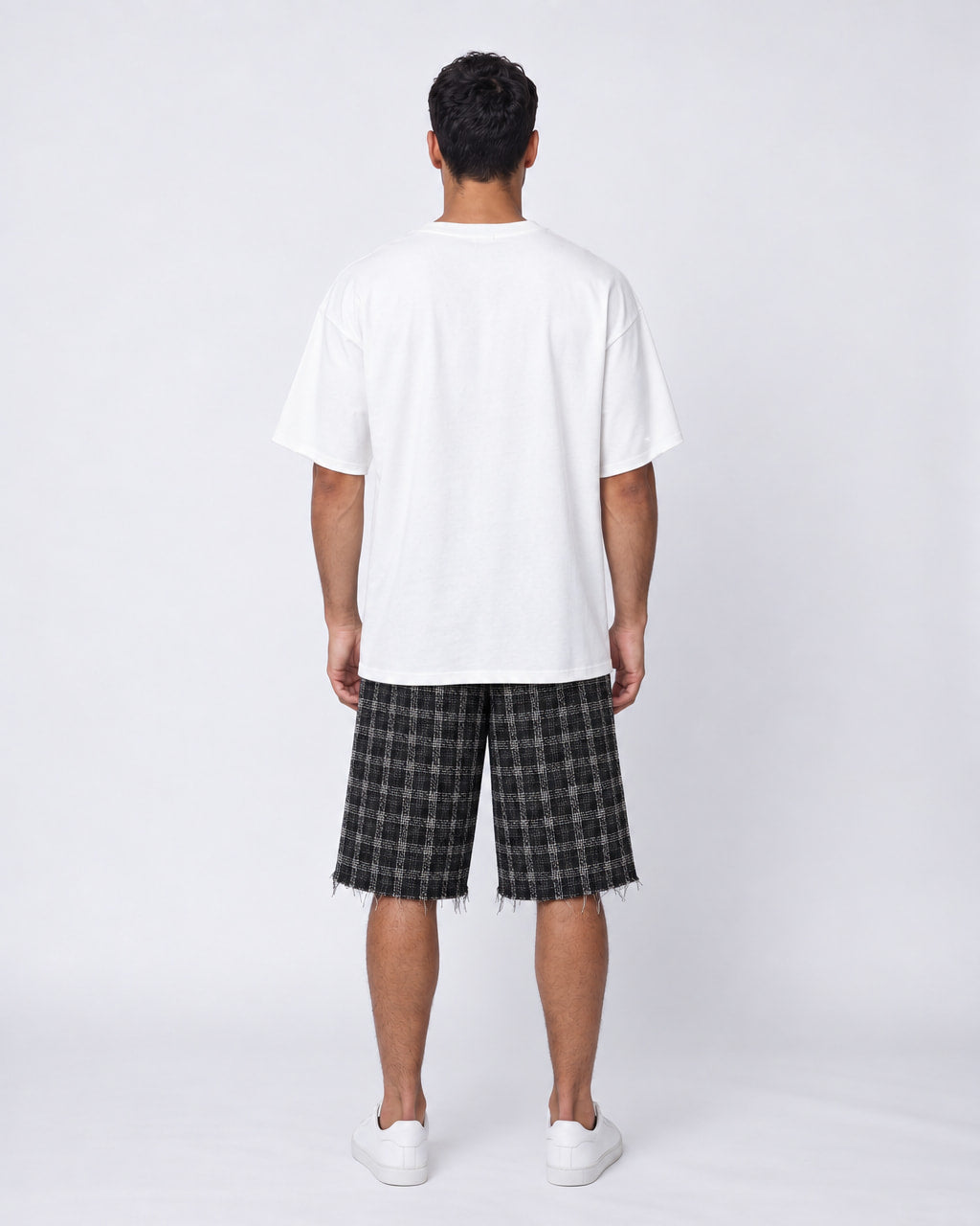Short - Plaid B&W