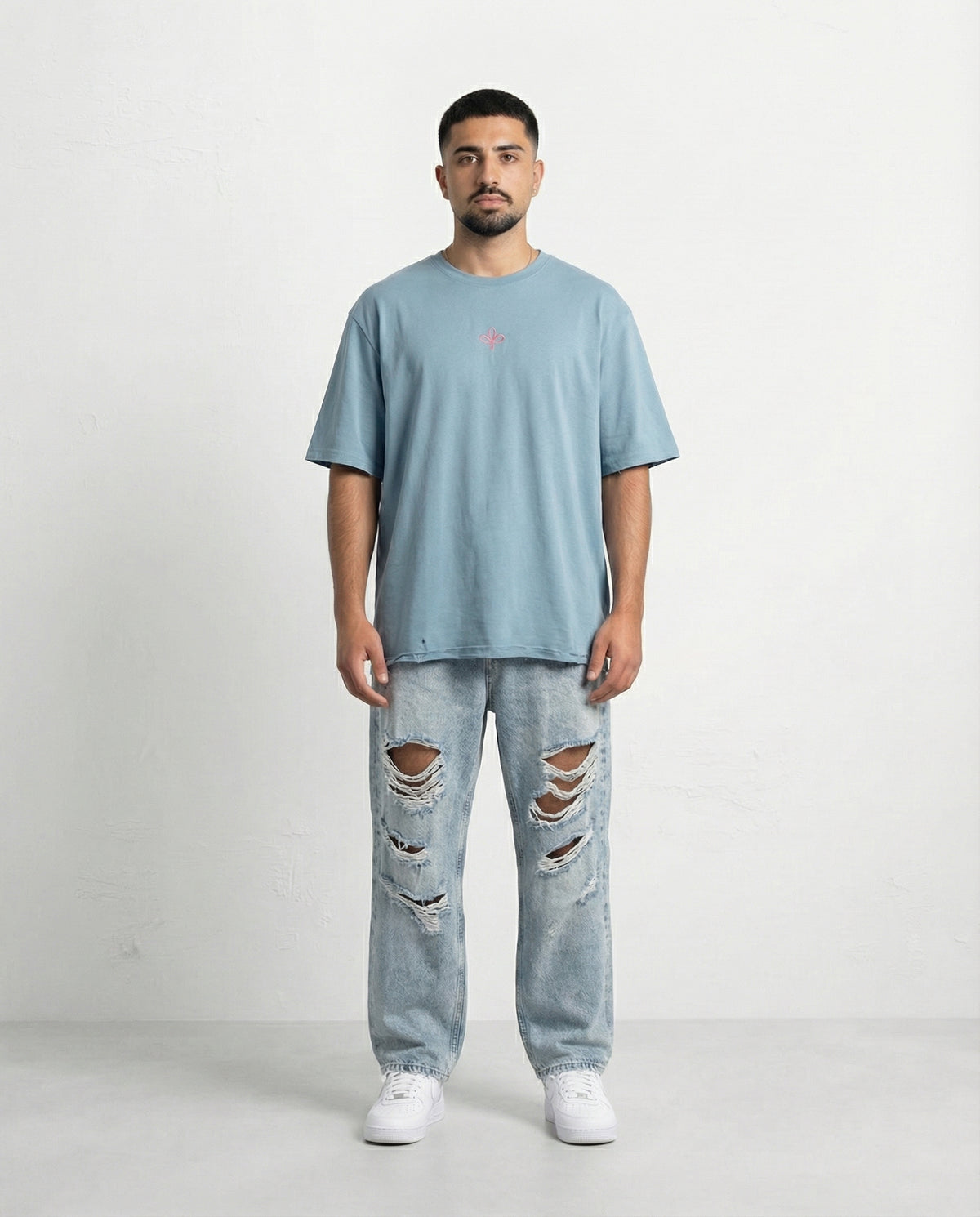 T-shirt desert blue logo