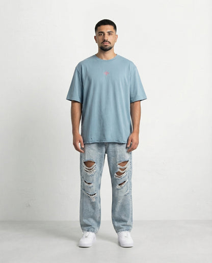 T-shirt desert blue logo