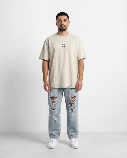 T-shirt Gotti circle Beige