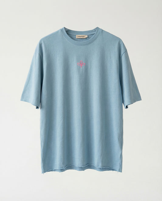 T-shirt desert blue logo