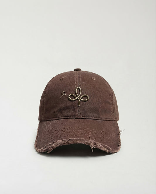 Vintage Cap 26 - Brown Spray