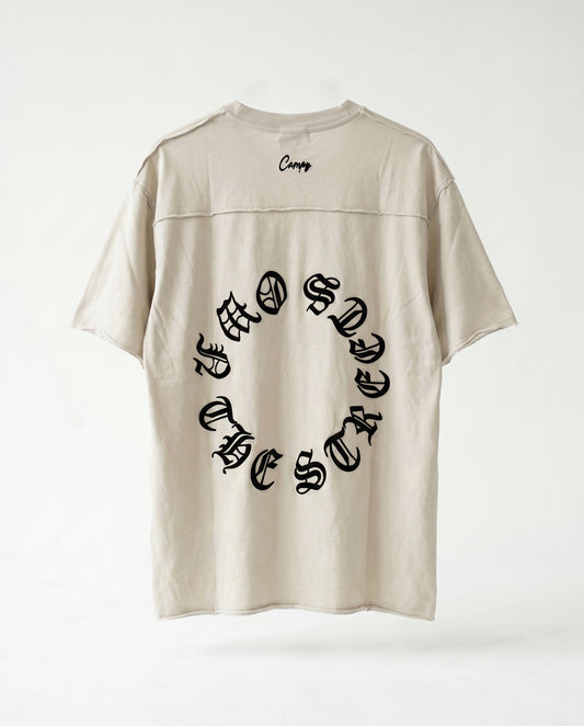 T-shirt Gotti circle Beige