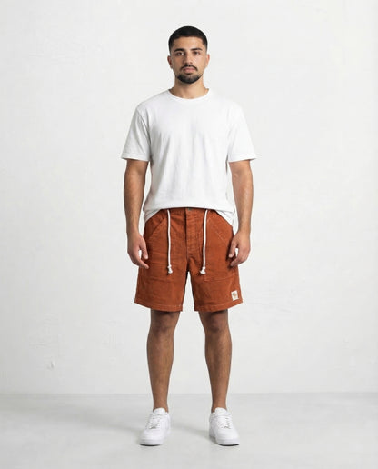 Short Jeans Kordroy - Orange