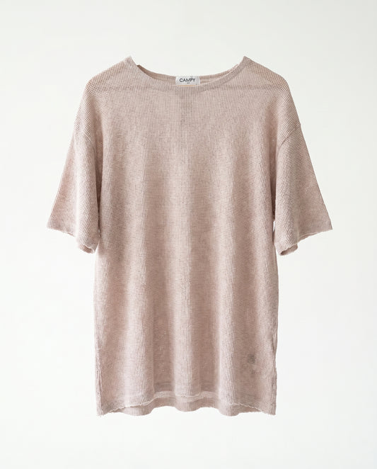 T-shirt -  Mesh Beige