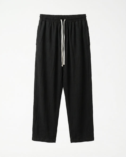 Pants Linen - Eliya Black