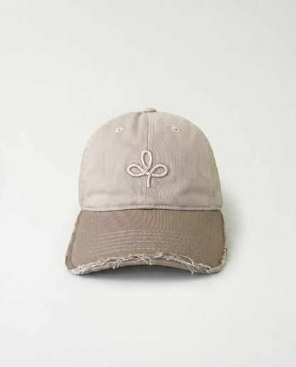 Vintage Cap 26 - mocha LACE