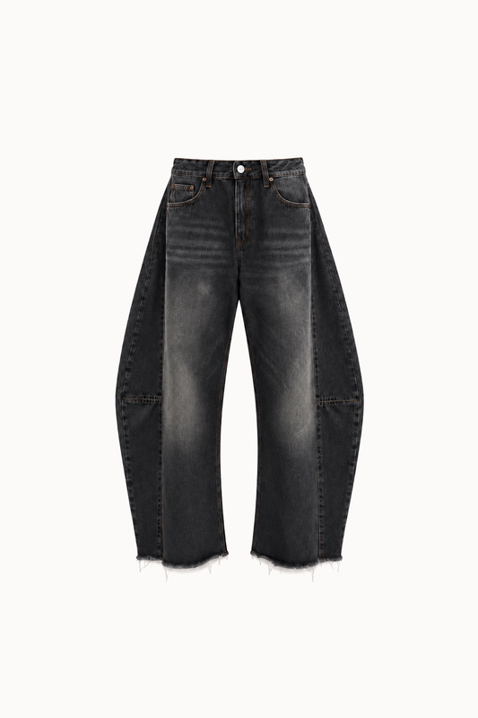 Pants- Balloon jeans black