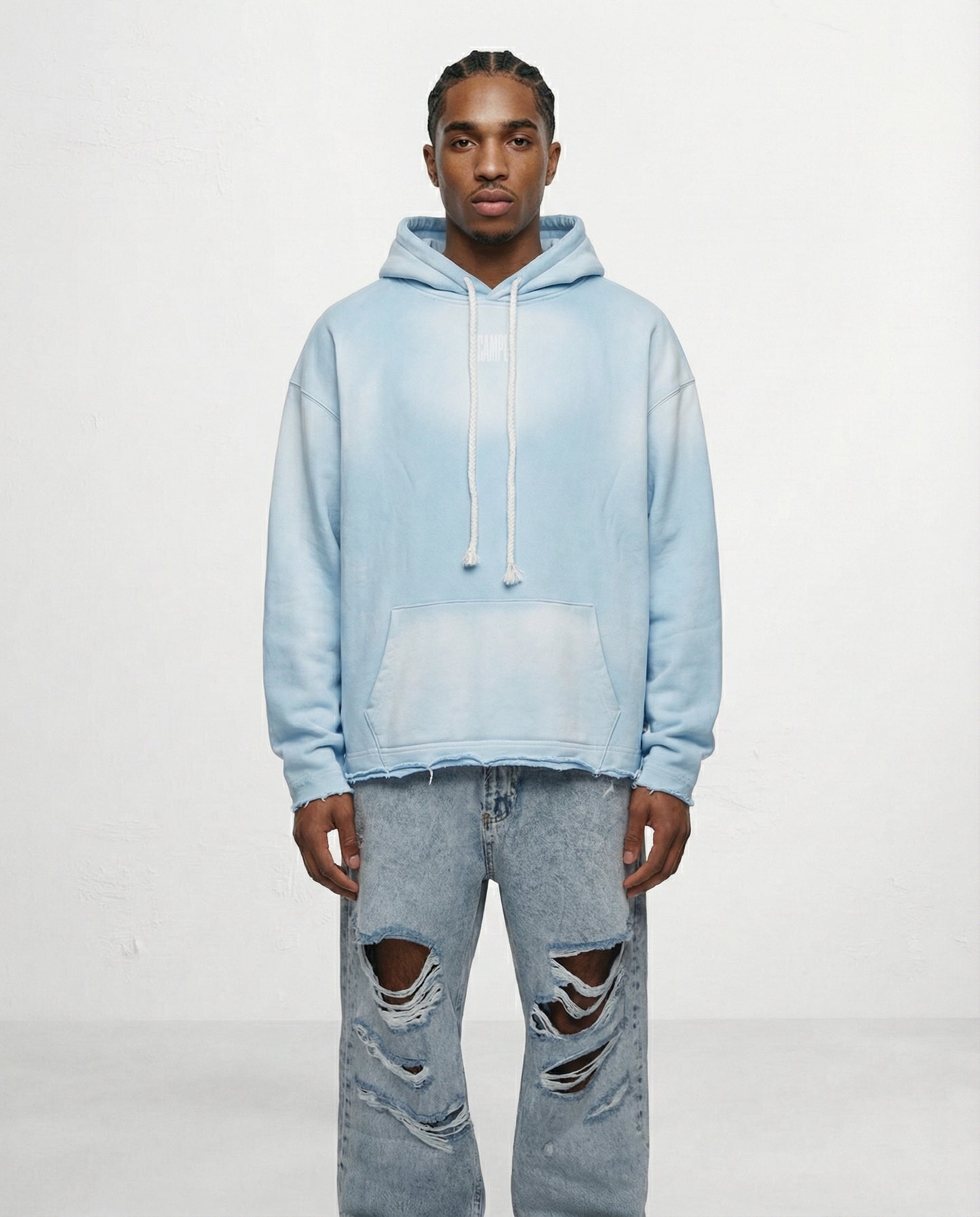 Sweatshirt OVERSIZE spray LOGO